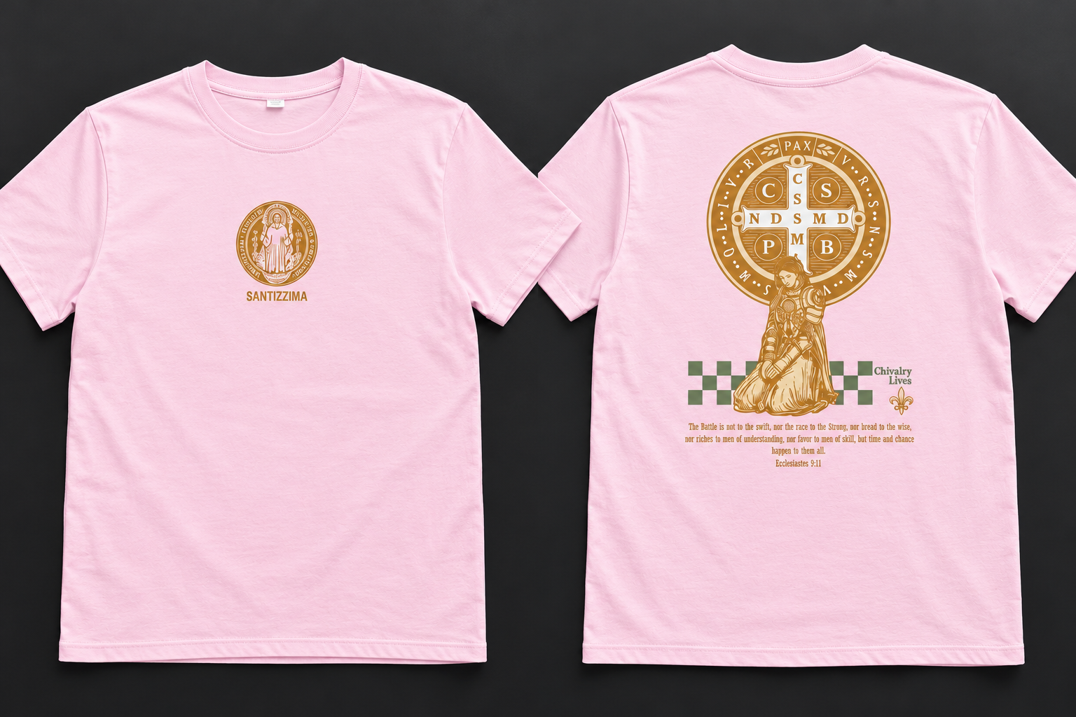 CAMISETA MEDALLA SAN BENITO